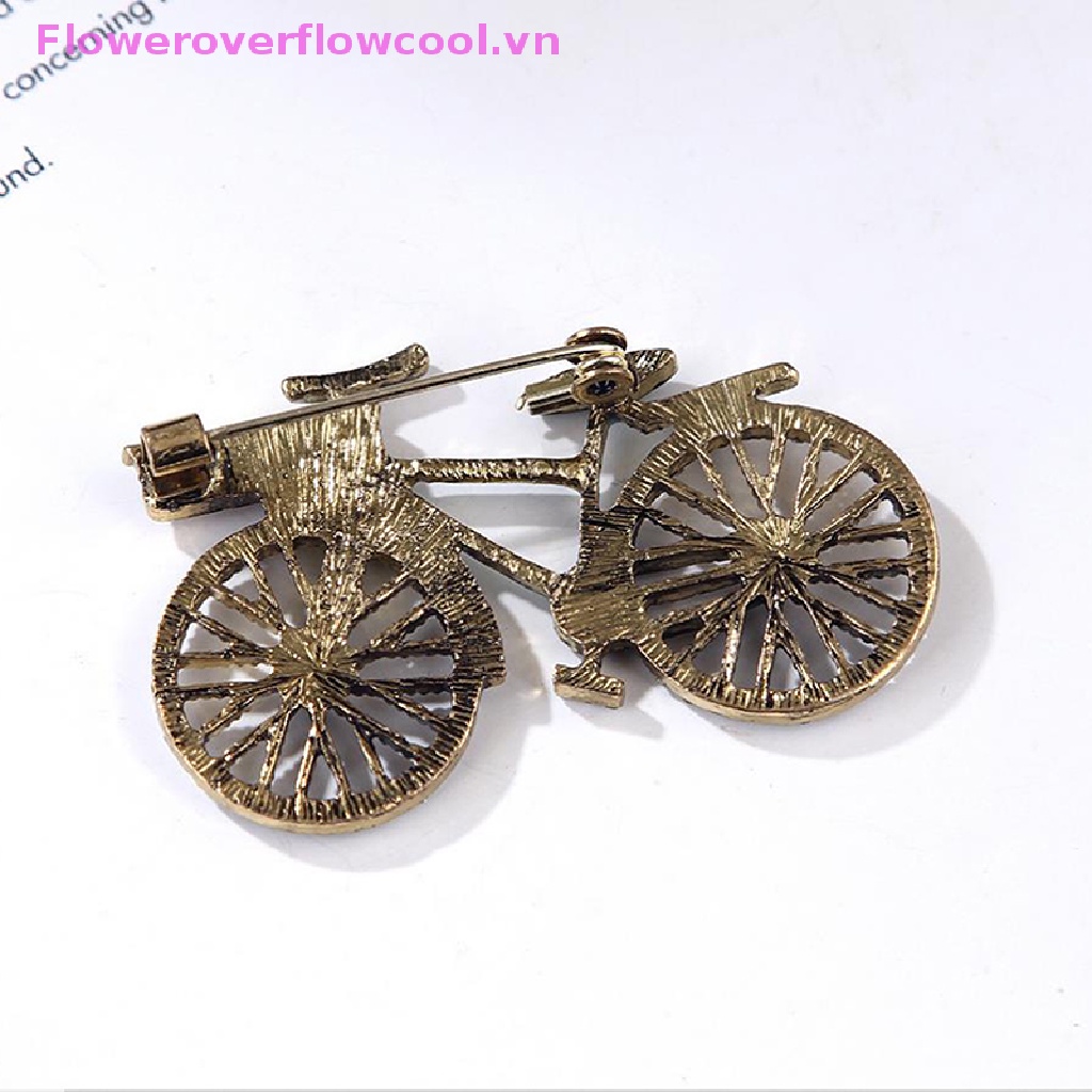 Ghim Cài Áo Hình Xe Đạp Phong Cách Retro Thời Trang Cho Nữ
