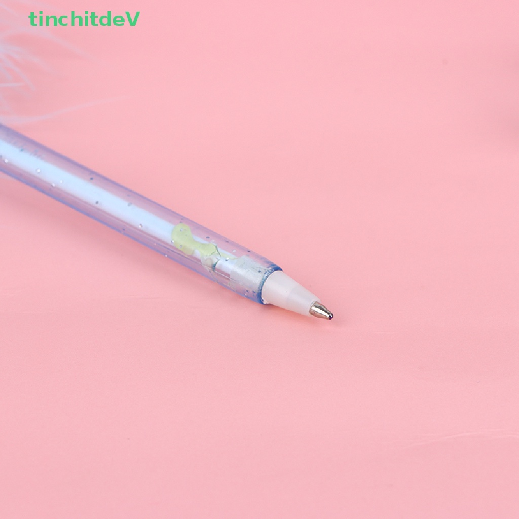 Bút Bi Ngòi 0.7mm Hình Đà Điểu Hoạt Hình Màu Xanh Dương Sáng Tạo Cho Học Sinh / Văn Phòng