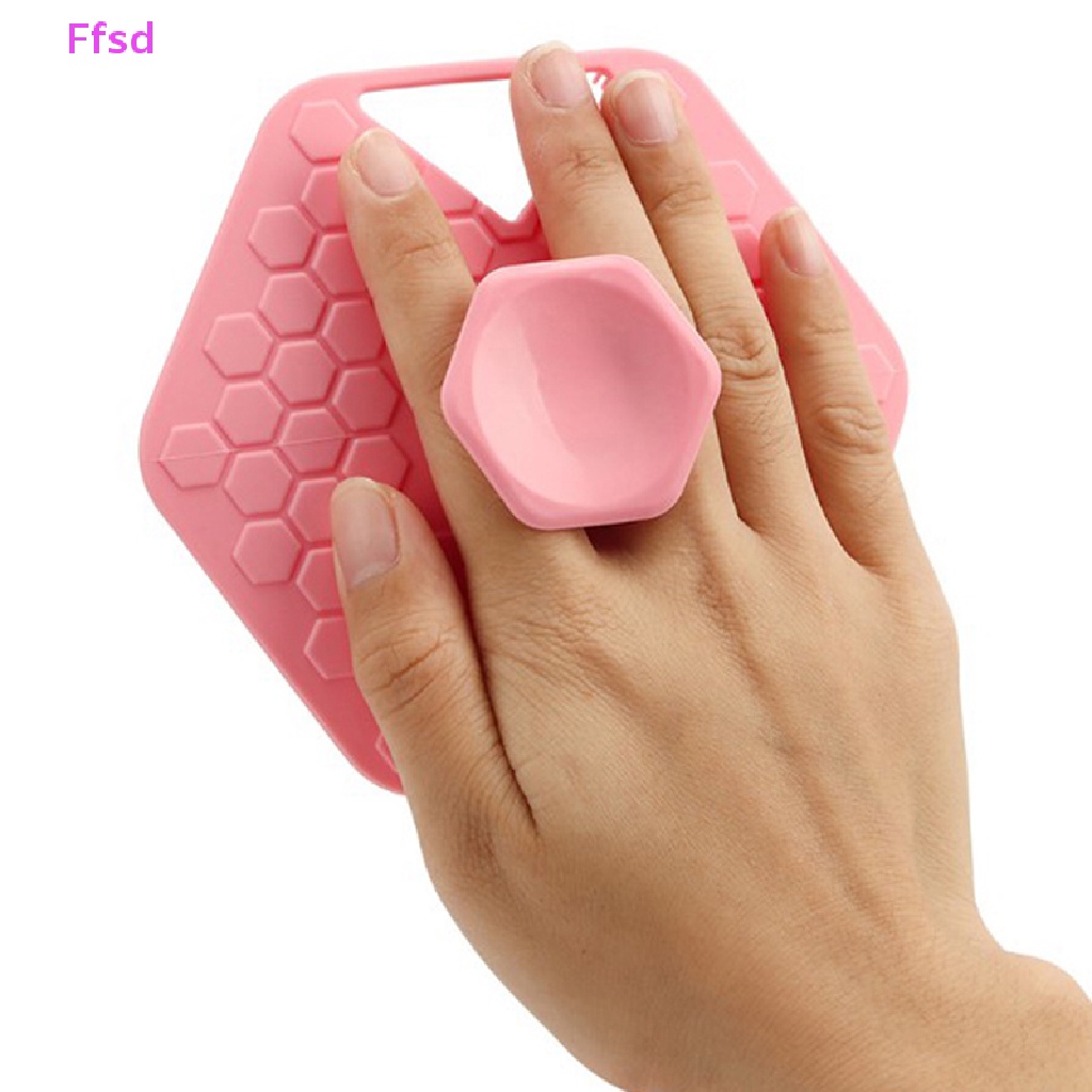 {Ffsd} Bàn Chải Tắm Silicone Tẩy Tế Bào Chết Mát Xa Làm Sạch Da