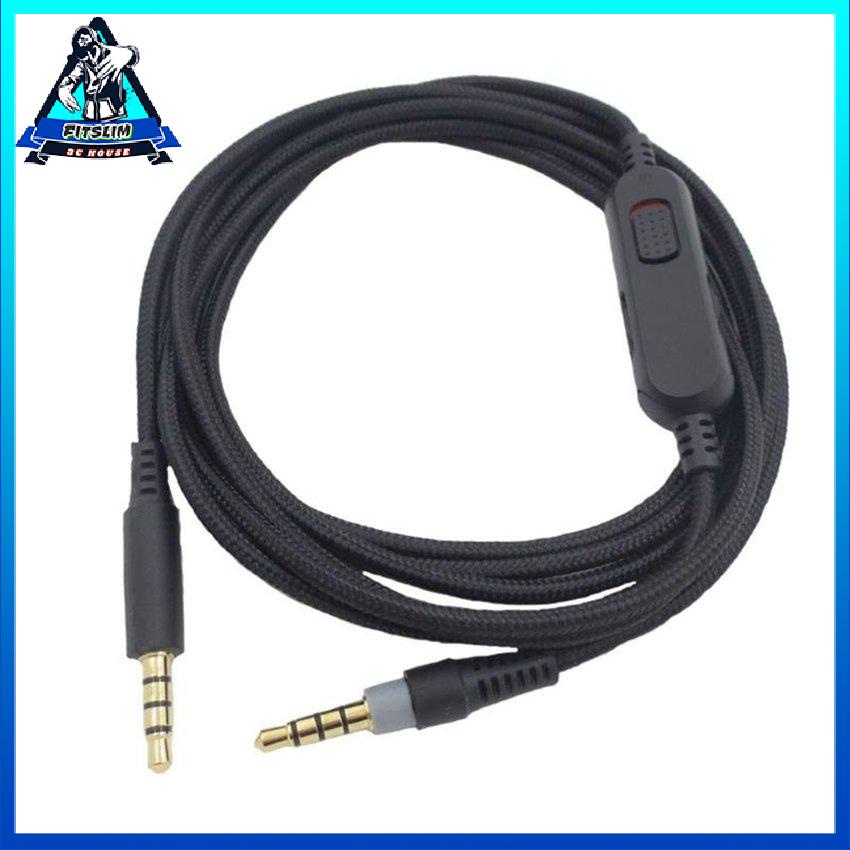 Cáp Âm Thanh 2M Có Thể Thay Thế Tháo Rời Aux 3.5Mm Đực Alpha Trò Chơi Tai Nghe Chụp Điều Chỉnh Lượng [U/11]