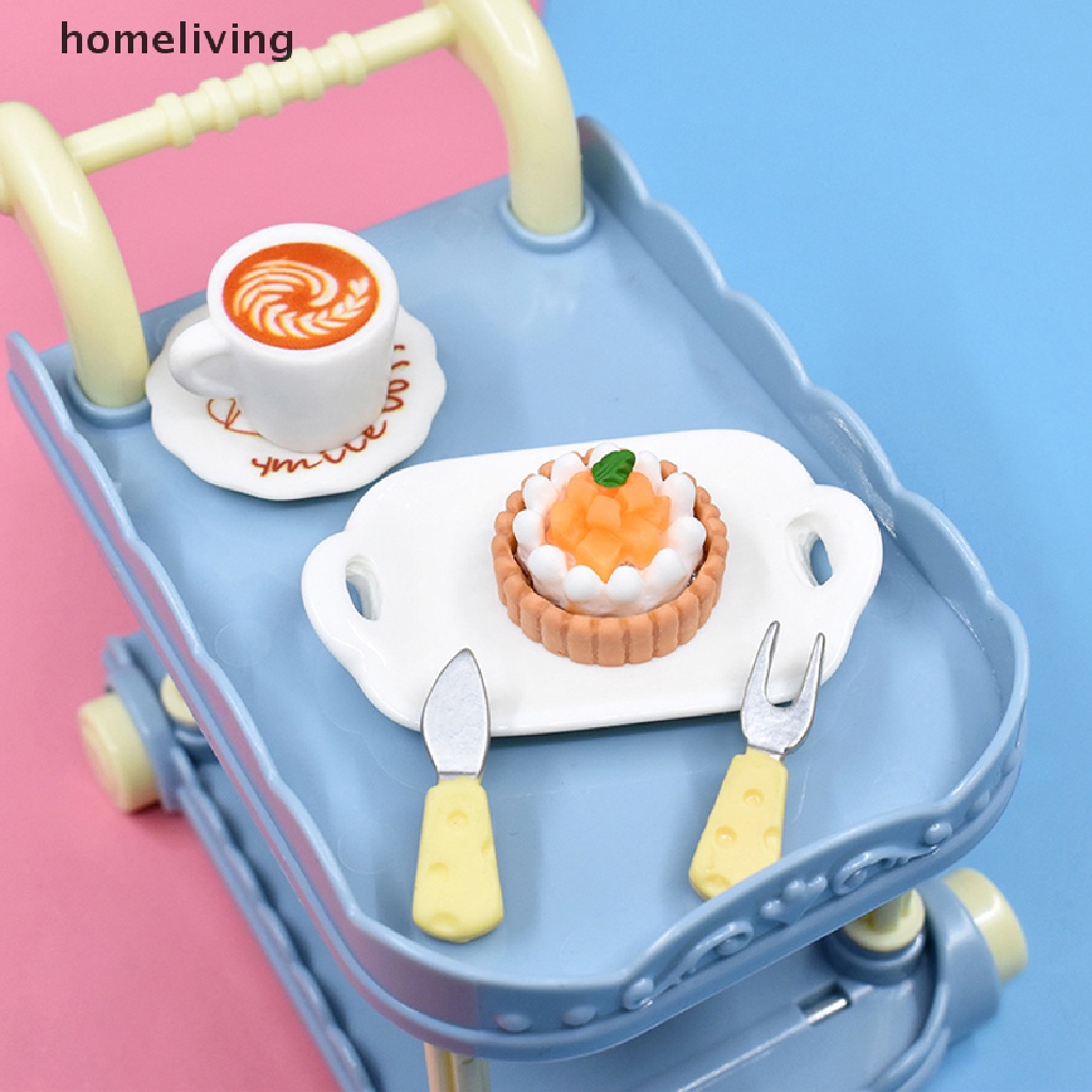 Set 10 Mô Hình Bánh Ngọt / Món Tráng Miệng Trang Trí Nhà Búp Bê DIY