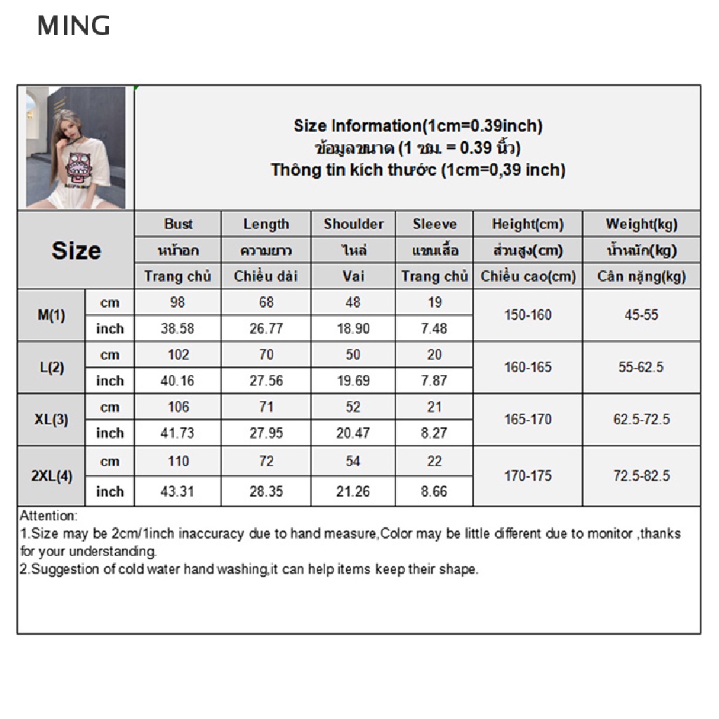 Áo Thun Tay Ngắn Cổ Tròn Dáng Rộng In Họa Tiết Phong Cách Retro Mỹ Cho Nữ