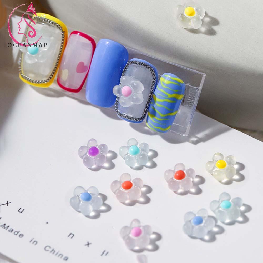 Bộ Phụ Kiện Trang Trí Móng Tay 3D Nghệ Thuật Nổi Bật