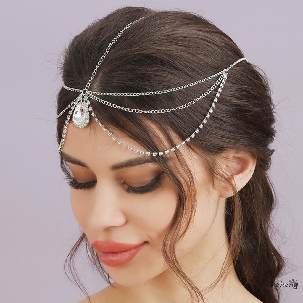 Cài Tóc Hình Vương Miện Đính Đá Lấp Lánh Sang Trọng
