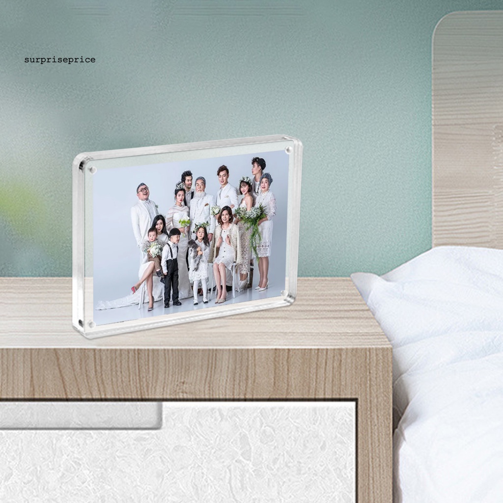 Khung Ảnh Từ Tính Không Cần Đóng Dấu Ngang 6 inch