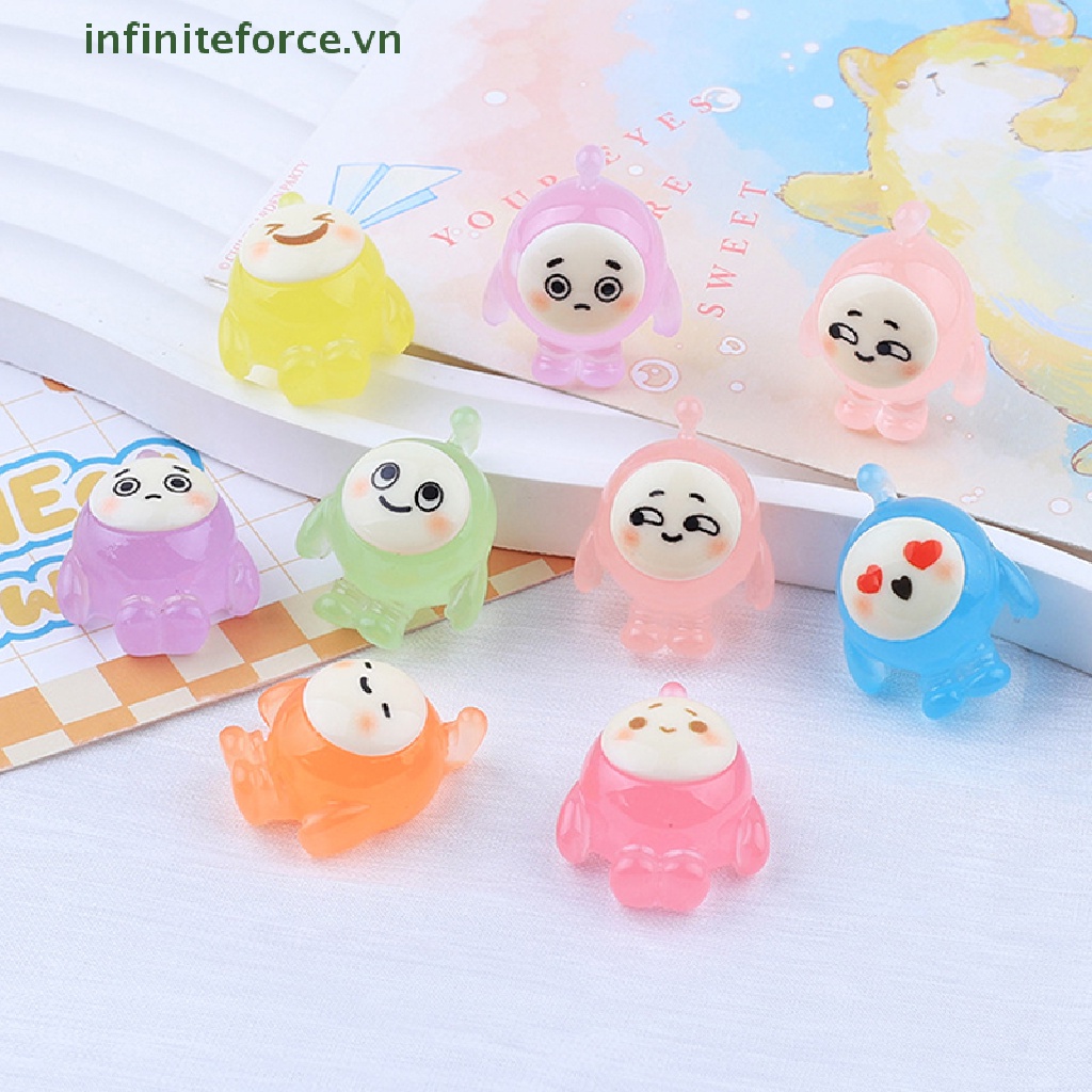 Set 5 Bức Tượng Trang Trí Dạ Quang Nhiều Màu Sắc