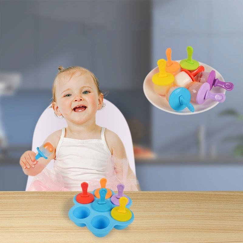 Khuôn Silicone Làm Kem Que Tiện Dụng