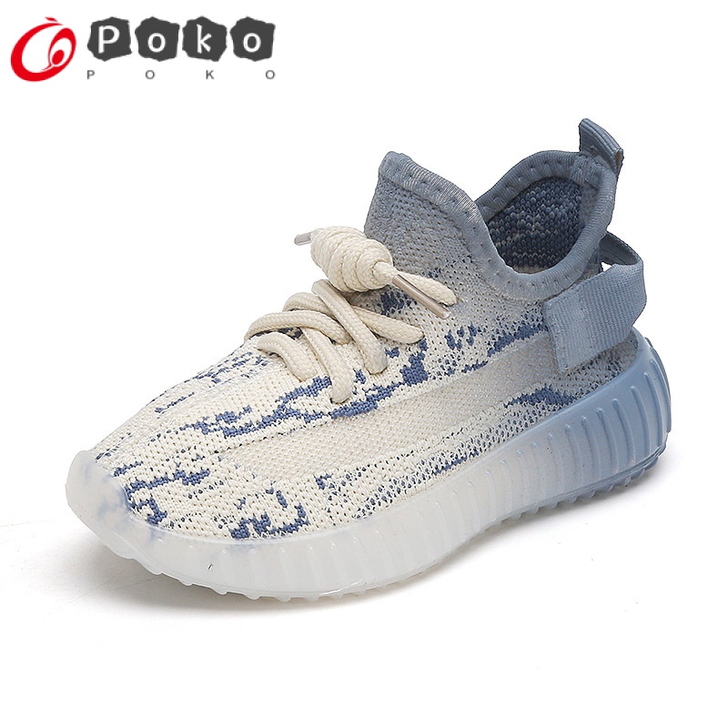 Giày Thể Thao Đế Mềm Phối Lưới Thoáng Khí Thời Trang Xuân Thu 2023 Cho Bé