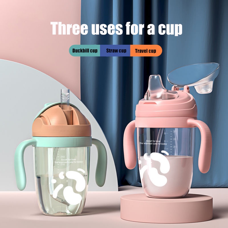 Bình Uống Nước 3 Trong 1 Chống Tràn Cho Bé &amp; Áo Kiểu Cổ Chữ V Thiết Kế Dây Rút Thời Trang Cho Nữ &amp; Dây Đeo Đồng Hồ Thời Trang Cá Tính