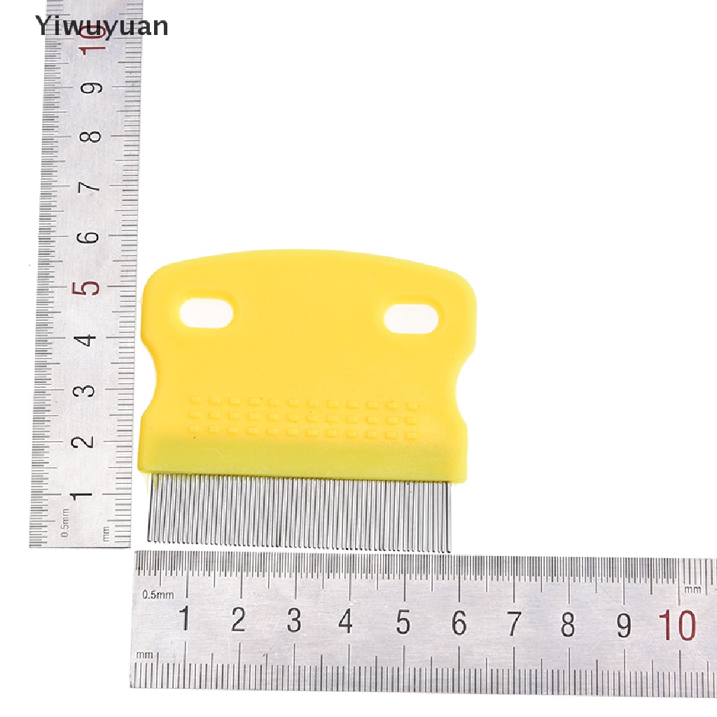 < Yiwuyuan > Lược Chải Lông Chất Liệu Thép Không Gỉ Loại Bỏ Rận Cho Thú Cưng