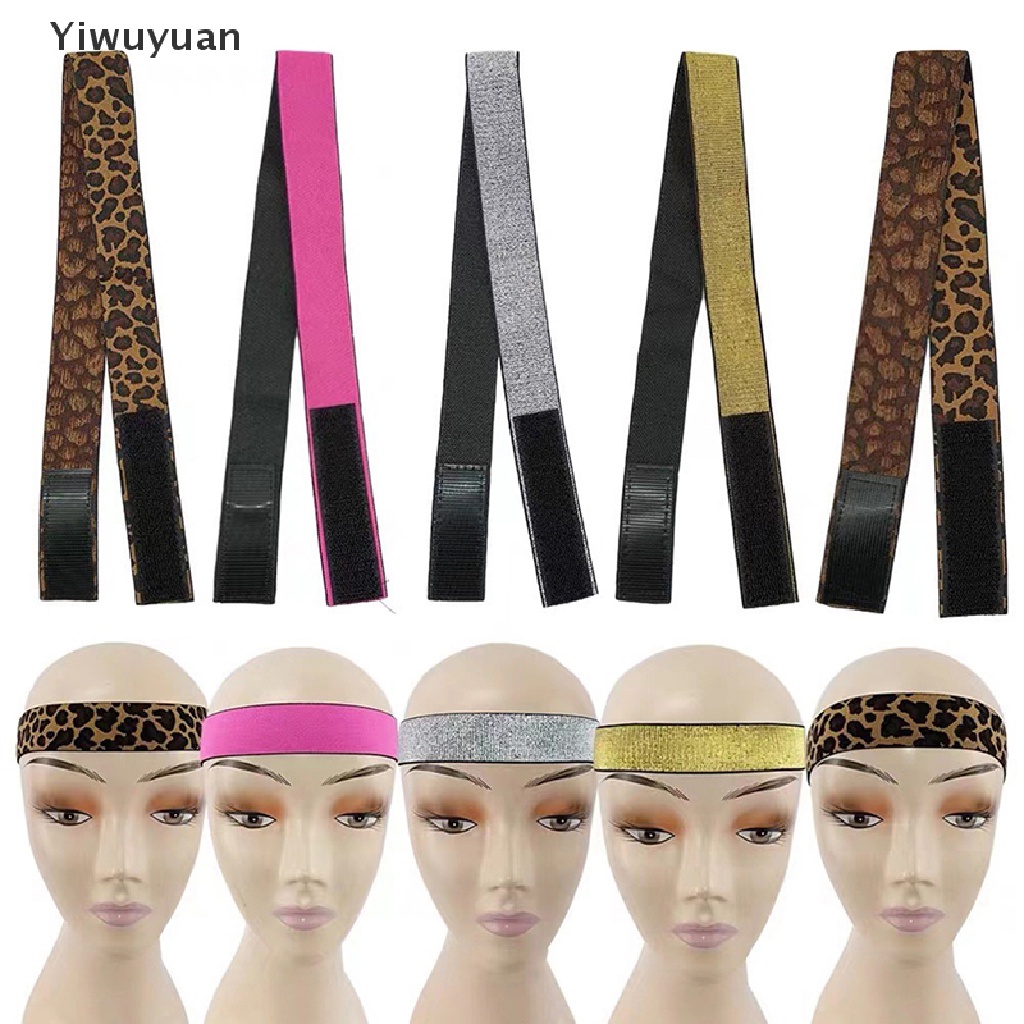 < Yiwuyuan > Băng Đô Thun Đội Tóc Giả Co Giãn Có Thể Điều Chỉnh Với Băng Quấn Ma Thuật