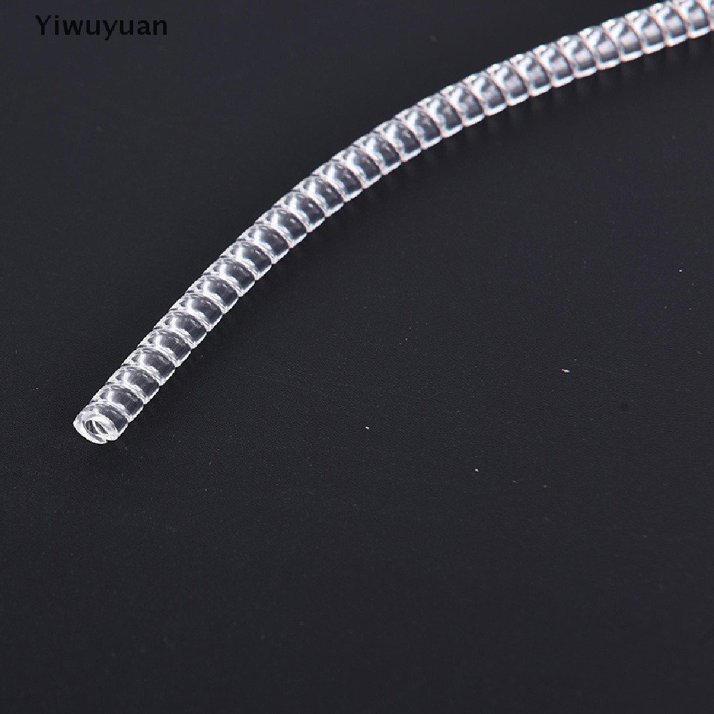 < Yiwuyuan > Bộ 5 Nhẫn Trang Sức Trong Suốt Dạng Xoắn Ốc Vô Hình Có Thể Điều Chỉnh Kích Thước