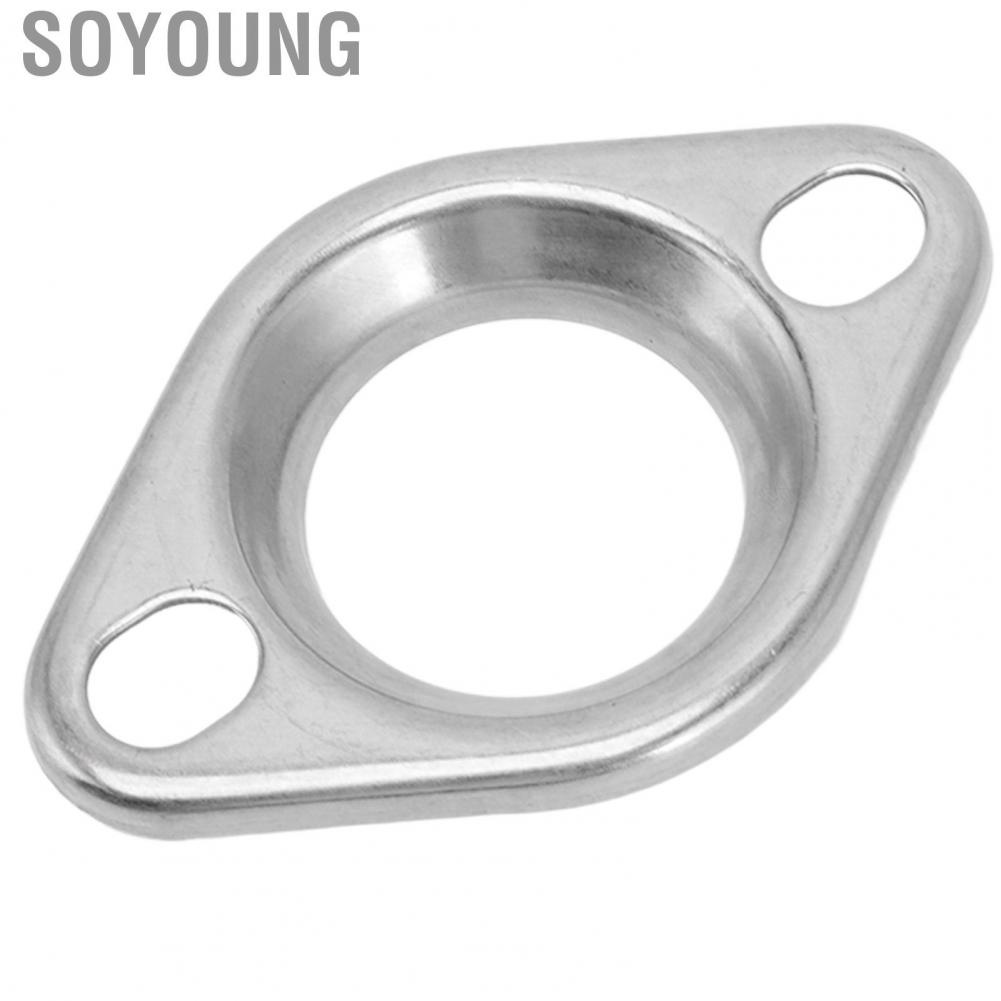 Soyoung Exhaust Flange Adapter  Stainless Steel Collector Manifold Strict Standard 2in Anti Deformation for System