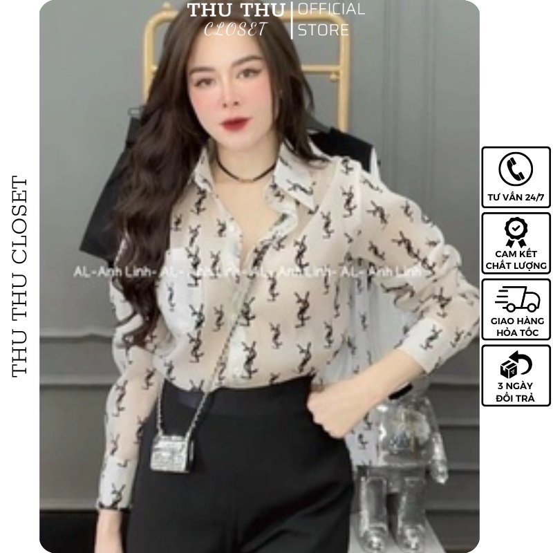 Áo sơ mi lụa 2 màu trắng, đen siêu đẹp. Size S M