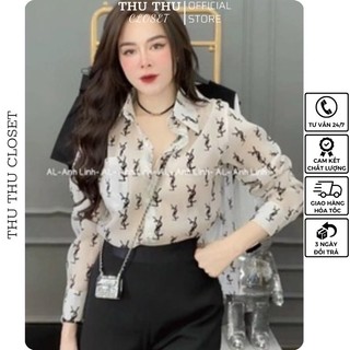 Áo sơ mi lụa 2 màu trắng, đen siêu đẹp. Size S M