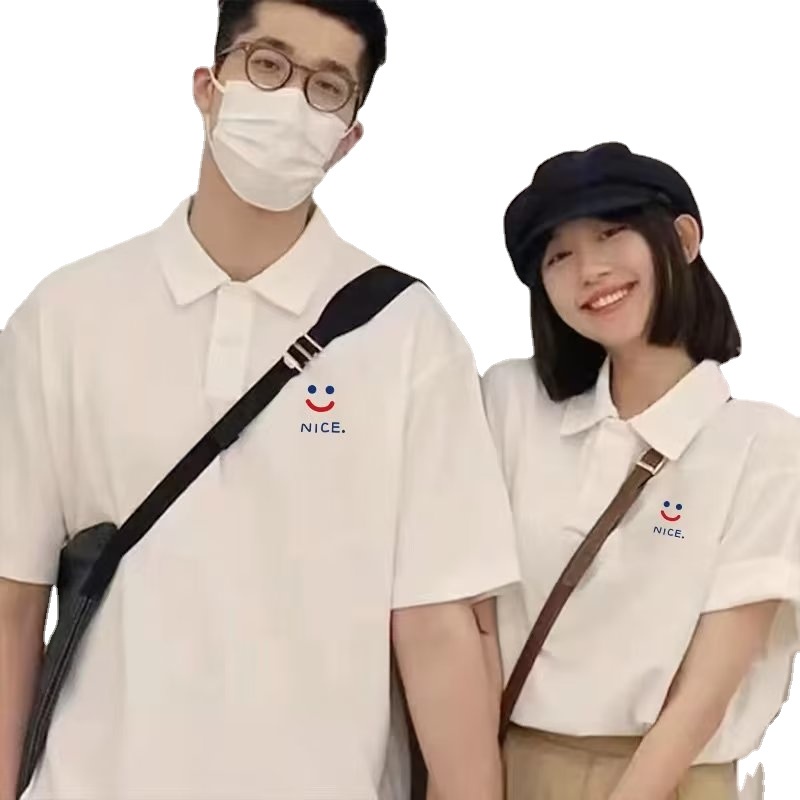 Áo Thun polo Tay Ngắn Dáng Rộng In Họa Tiết Thời Trang Nhật Bản Dành Cho Nam / Size M-4XL