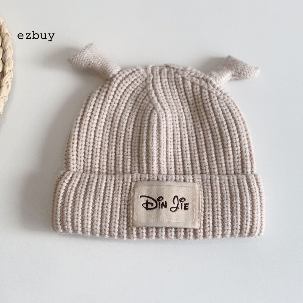 [EY] Mũ Beanie Đan Sợi Nhiều Màu Sắc Ấm Áp Tối Giản Thoáng Khí Ấm Áp Hợp Thời Trang Dành Cho Trẻ Sơ Sinh Đi Ra Ngoài