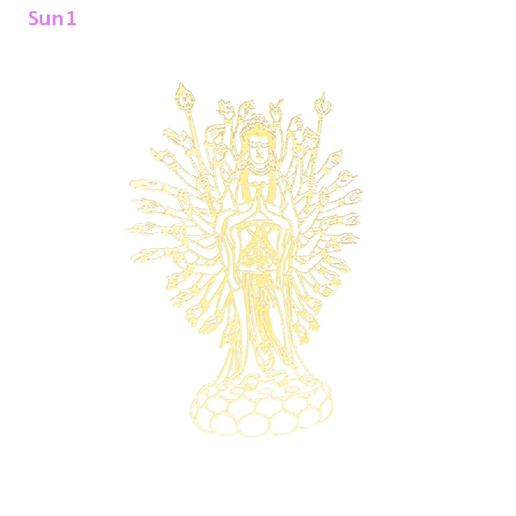 Sticker Dán Trang Trí Điện Thoại Họa Tiết Phật Giáo Độc Đáo Sun1
