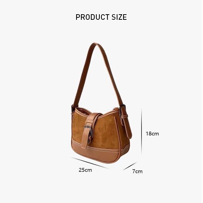 MISCHA Túi Xách Da pu Mềm Phong Cách retro Thời Trang Cho Nữ