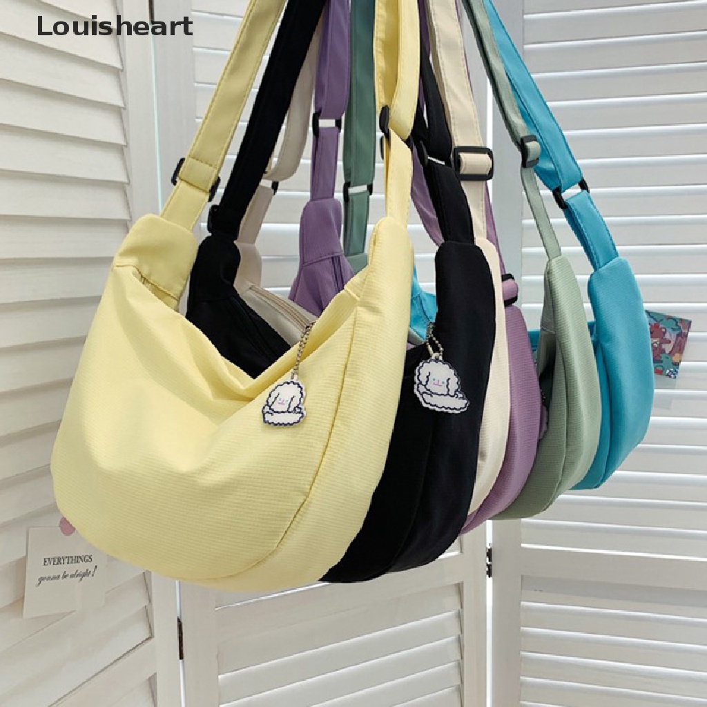 Louisheart Túi Xách Canvas Sức Chứa Lớn Phong Cách Harajuku Nhật Bản Dễ Thương Cho Nữ y2k TFG