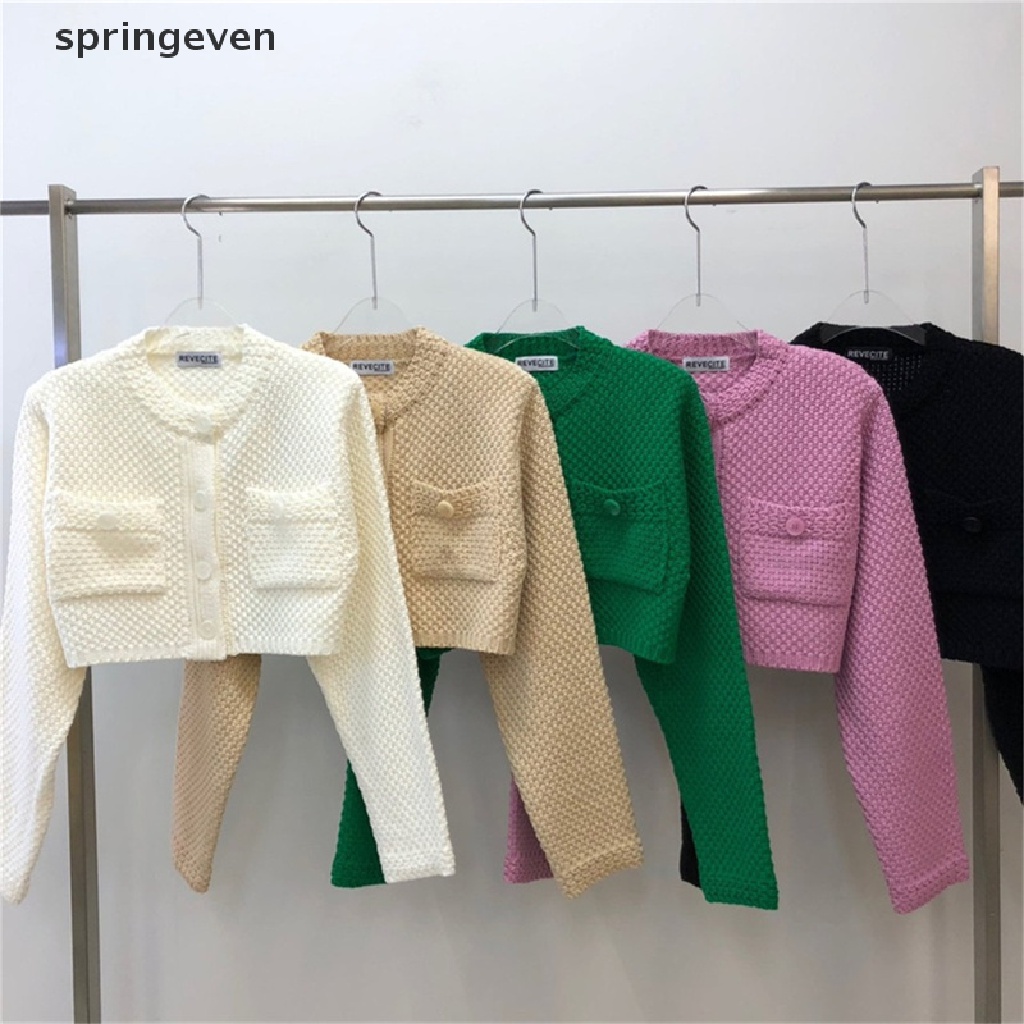 Áo Khoác Cardigan Dệt Kim Phong Cách Vintage Thời Trang Cho Nữ