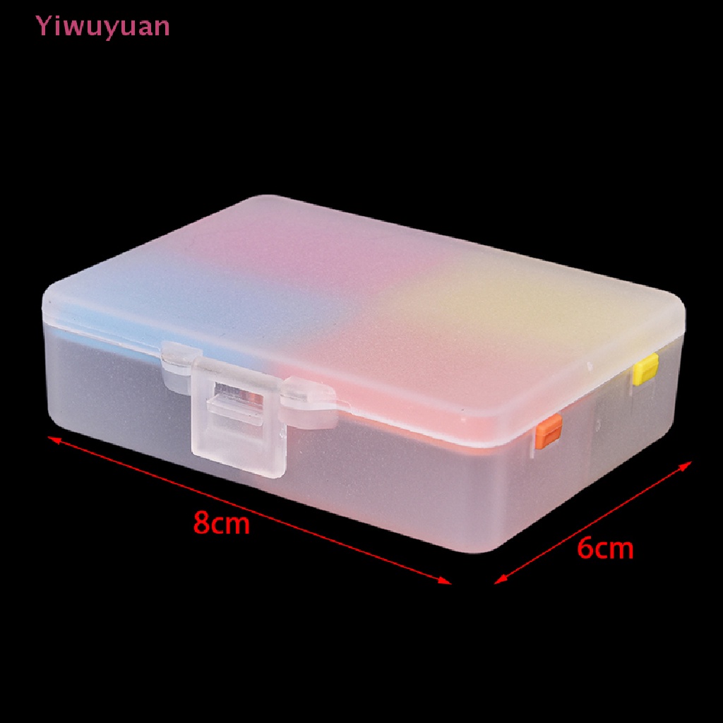 < Yiwuyuan > Hộp Đựng Thuốc 4 Ngăn Gấp Lại Được Dễ Mang Theo 1 Lần Mới