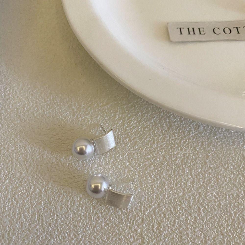 BACK2LIFE Khuyên Tai Hình Học Bằng Đồng Tinh Xảo Thanh Lịch Phong Cách Hàn Quốc