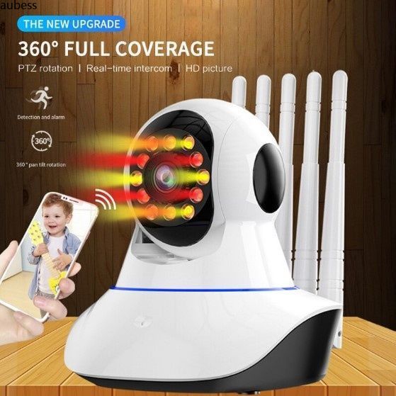 Sẵn Sàng Camera Robot Hd 1080P 5 Ăng Ten Wifi Ip Với Ứng Dụng 360 ° Cho Ứng Dụng Jxlcam Xoay Ios Và Android Serein
