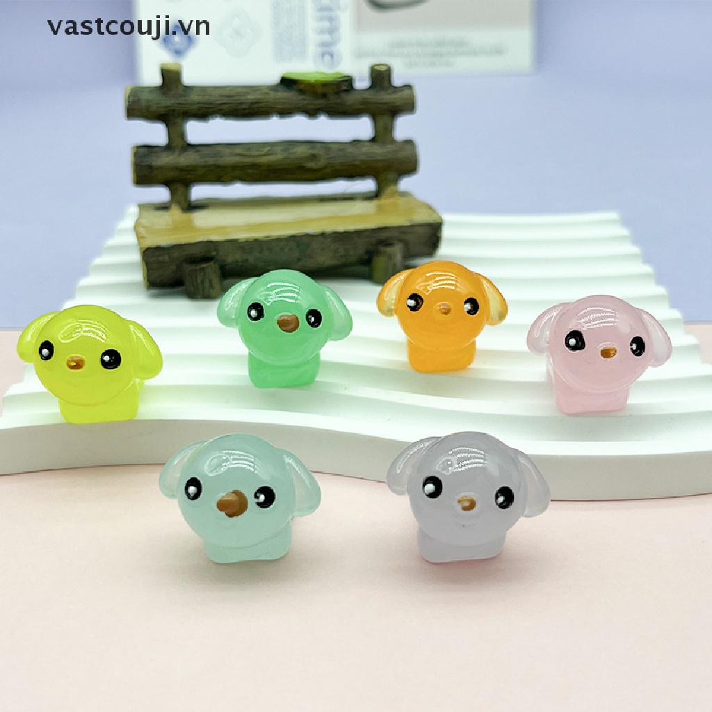 Set 2 Chú Chó VASTJI Dạ Quang Trang Trí Xe Hơi