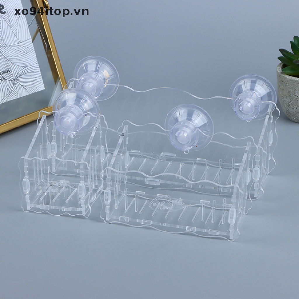 1 Bể Cá Nhựa Acrylic Có Giác Hút Tiện Lợi