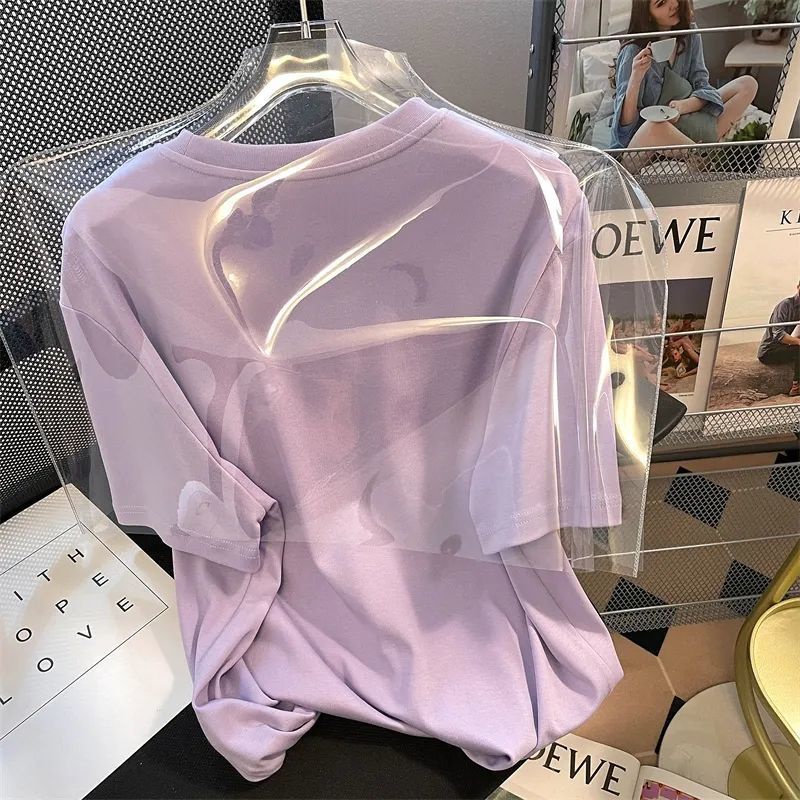 Áo Thun 100% Cotton Ba Chiều In Hình Hoa Tulip Thời Trang Dành Cho Nam Nữ Size Lớn-150kg