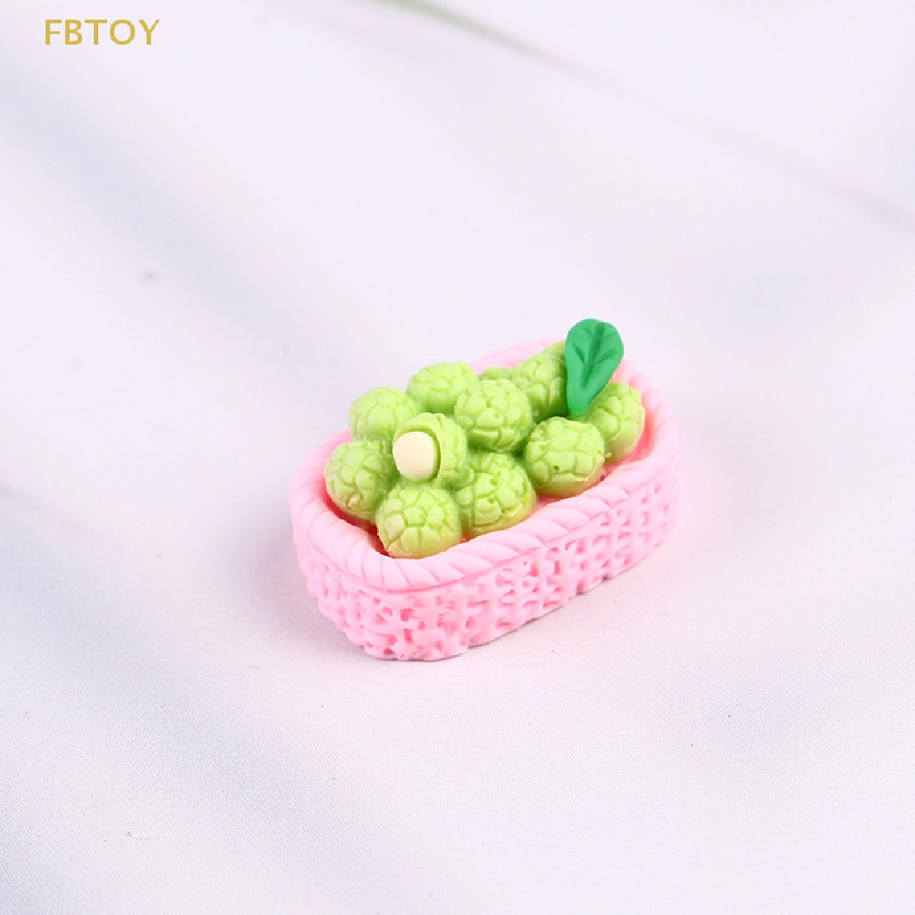 Bộ 5 Giỏ Trái Cây Mini Tỉ Lệ 1: 12 Trang Trí Nhà Búp Bê