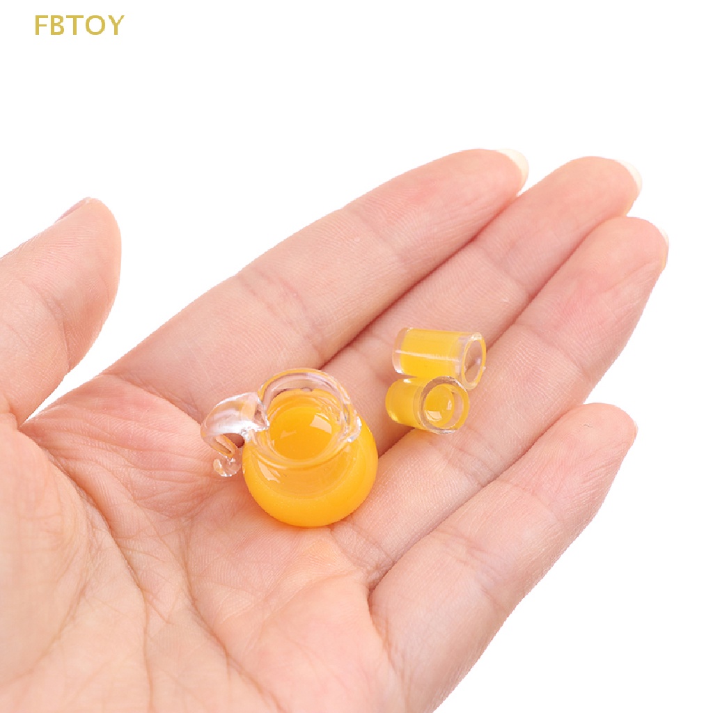 Set 3 Bình Nước Ép Mini Trang Trí Nhà Búp Bê