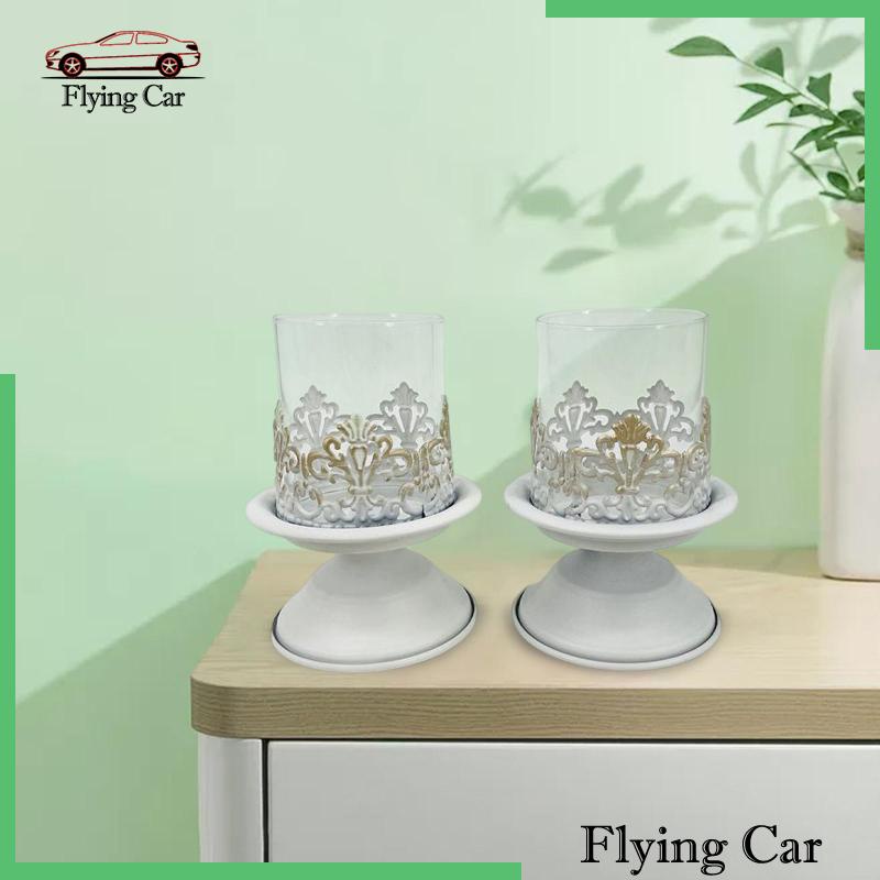 [Lzdjfmy2] Set 2 Giá Đỡ Nến Băng Dính Dùng Trang Trí Phòng Khách
