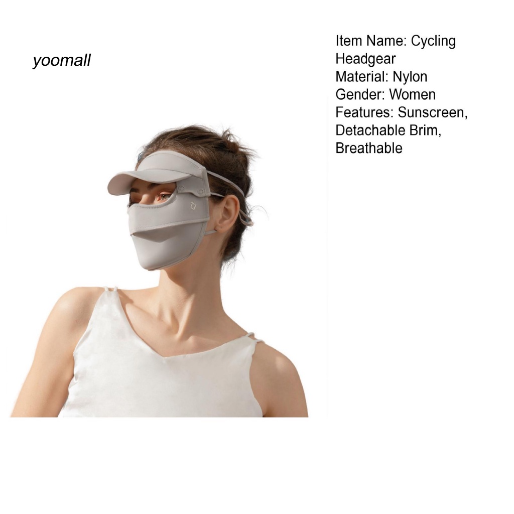 / Yo / Phụ Kiện Mũ Chống Nắng Có Vòng Đeo Tai Dùng Khi Lái Xe / Câu Cá Ngoài Trời Có Thể Biến Dạng