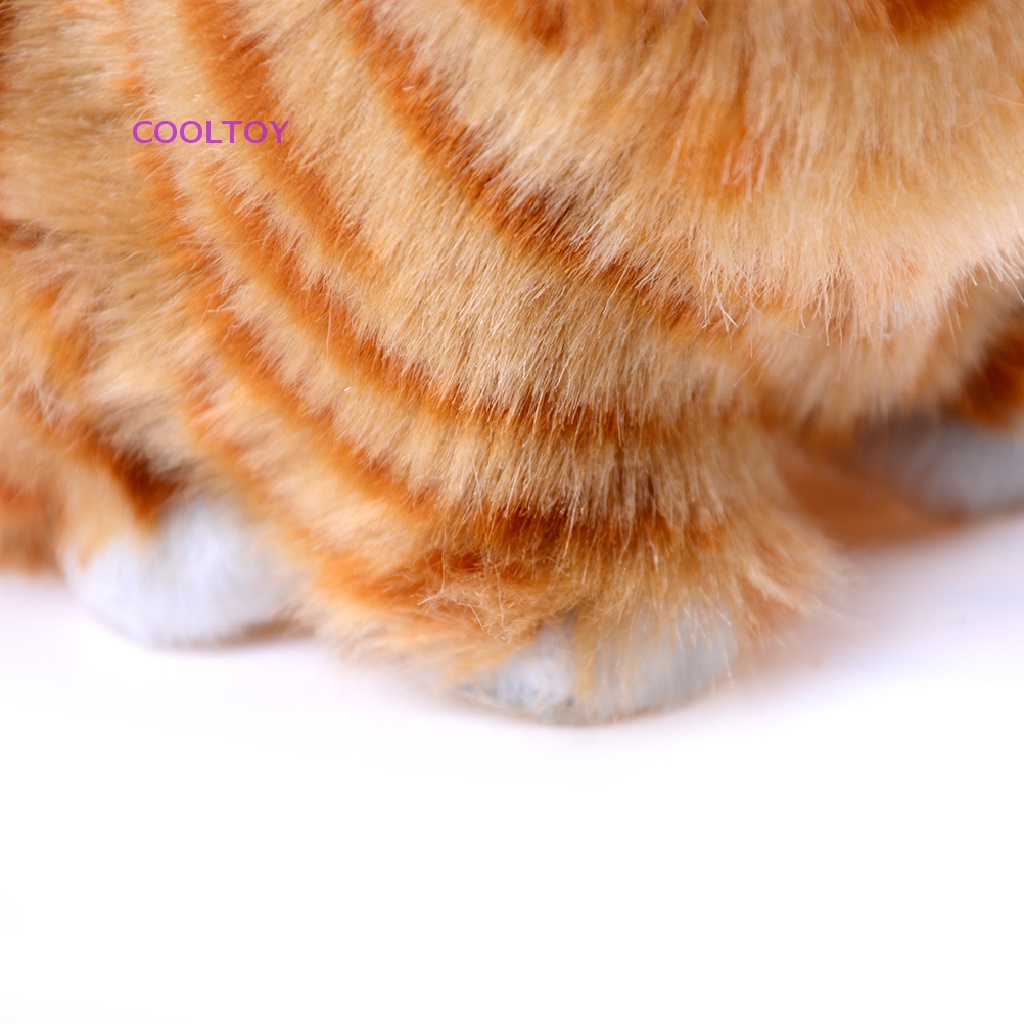 Đồ Chơi Mèo Nhồi Bông Điện Tử Mềm Mại Có Âm Thanh Vui Nhộn Cho Bé