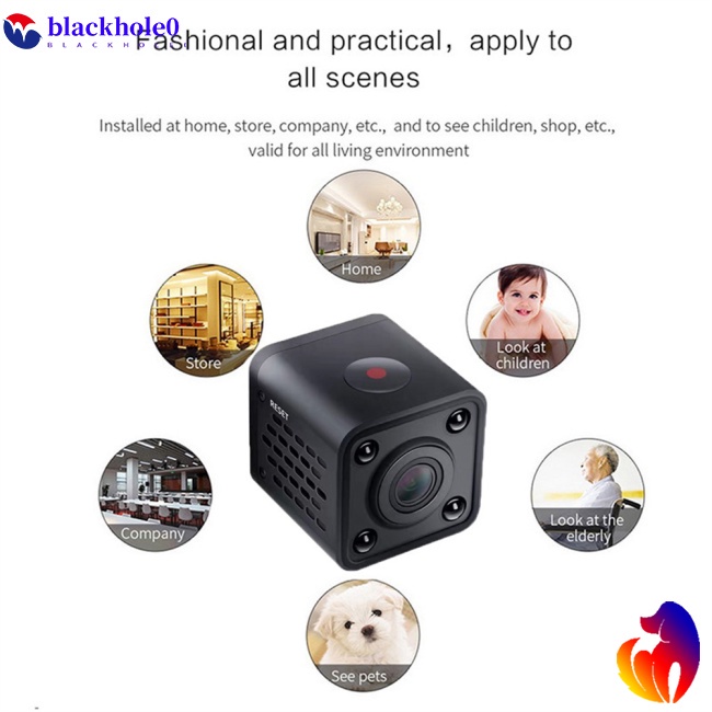 1 Bộ Máy Quay Hồng Ngoại Mini F9 1080p Hd Wifi Có Tầm Nhìn Ban Đêm Dùng Để Ghi Hình / Ghi Âm