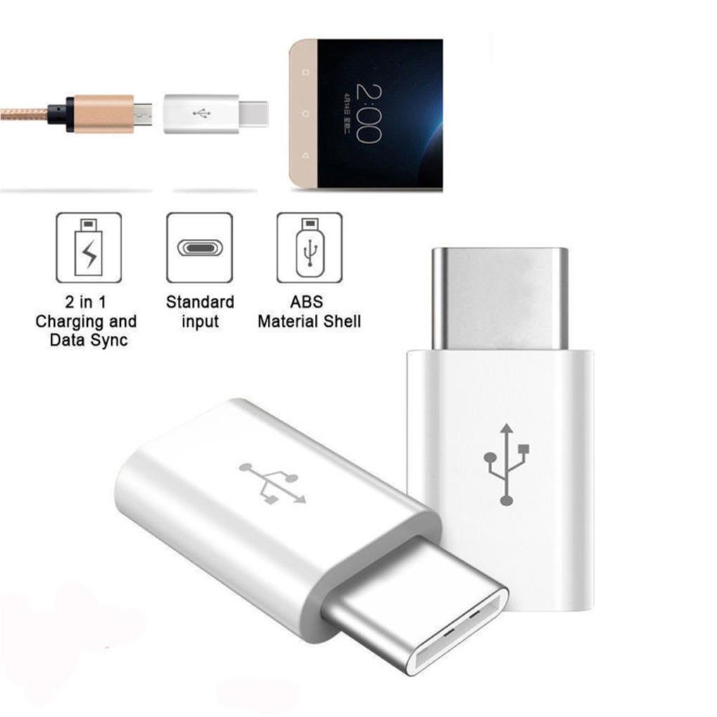 Đầu Chuyển Đổi Micro USB Sang Type C Cho Điện Thoại Note 8