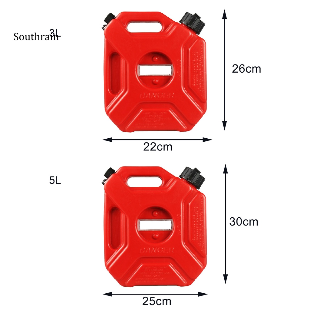 [STN] Bình Nhiên Liệu Bằng Nhựa Sức Chứa Lớn 3L / 5L Hình Jerry Cho Xe Hơi Xe Máy