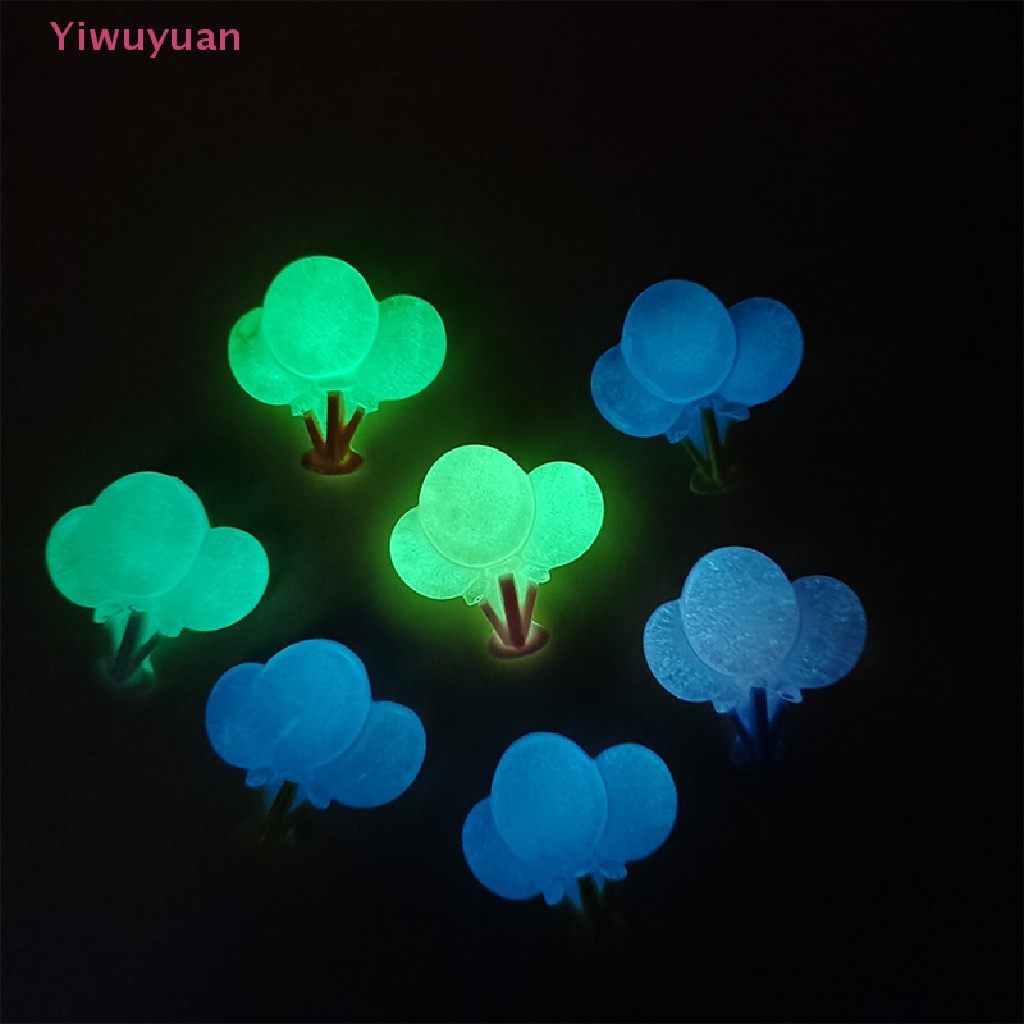 Set 10 Bong Bóng Nhựa Trong Suốt Phát Sáng Trang Trí Mới