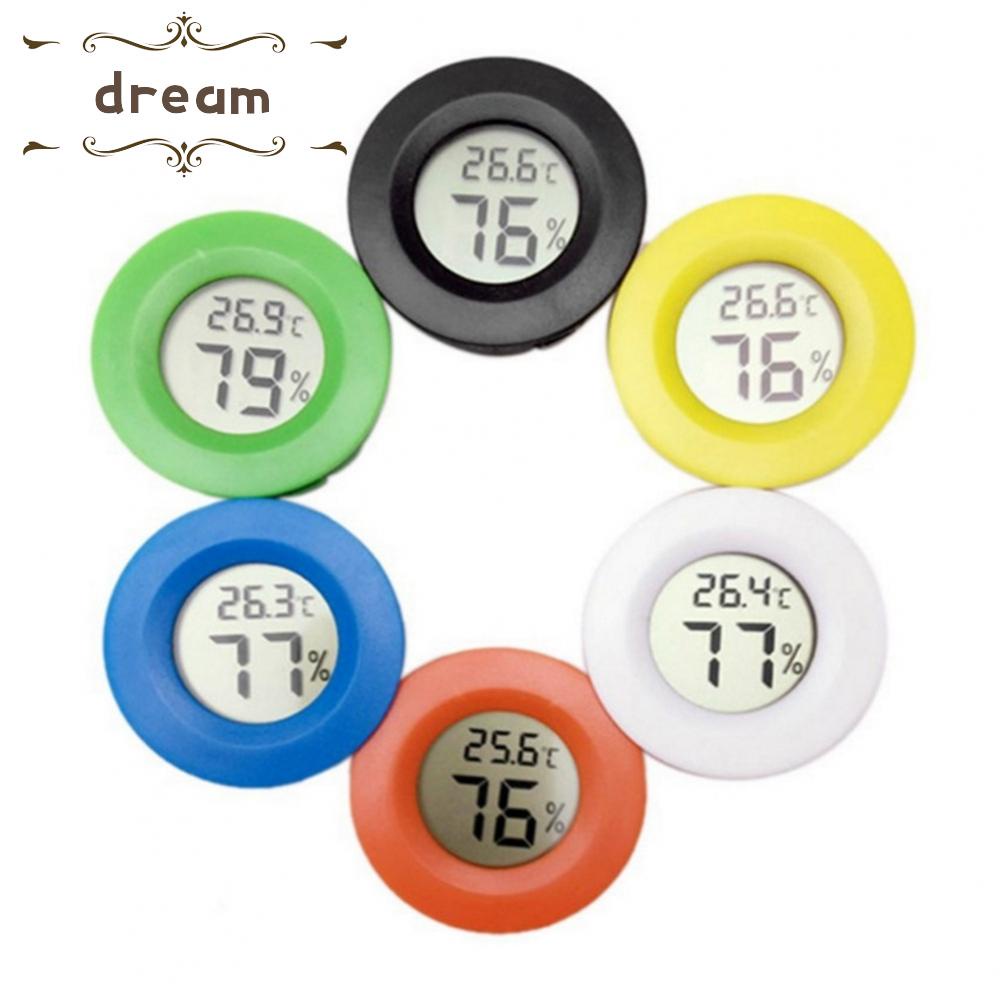 【DREAMLIFE】Thermometer Hygrometer Detector Display Electronic Meter Mini LCD Digital