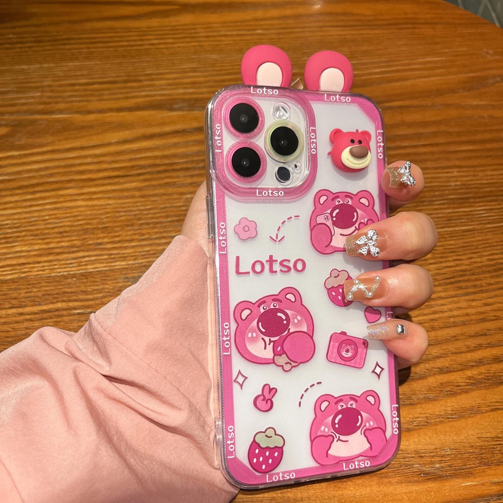 Ốp Điện Thoại TPU Silicon Mềm Trong Suốt In Hình Toy Story 3D Cho iPhone 14 Pro Max 13 12 11 XR X / Xs 7 8 Plus