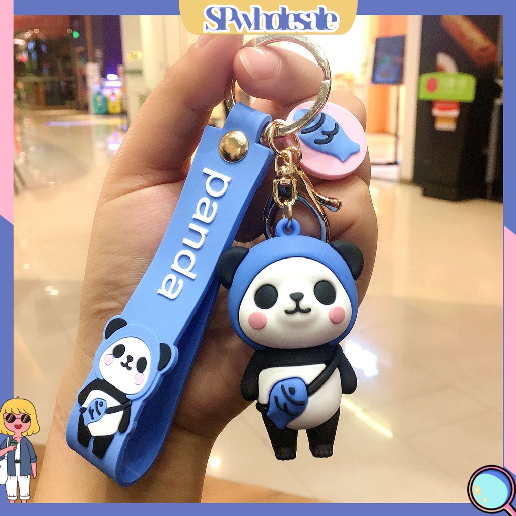 <SPwholesale> Giá Đỡ Chìa Khóa Bằng Kim Loại Hình Gấu Trúc Dễ Thương