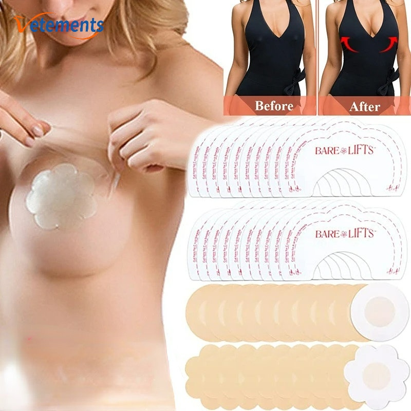 Miếng Dán Ngực Bằng Vải Không Dệt Thân Thiện Với Làn Da Tự Dính Dành Cho Nữ