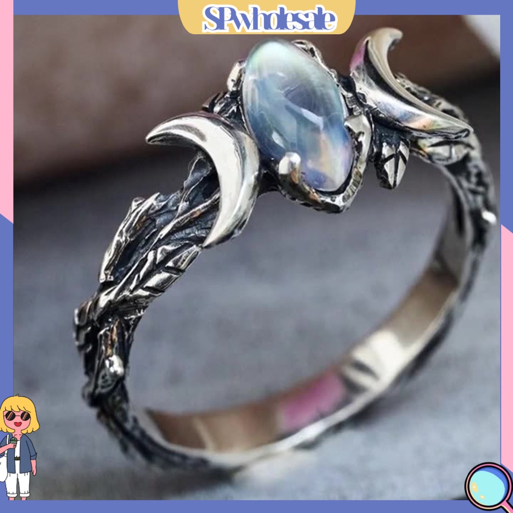 <SPwholesale> Nhẫn Đính Đá Phong Cách Bohemia Cổ Điển Dành Cho Nữ