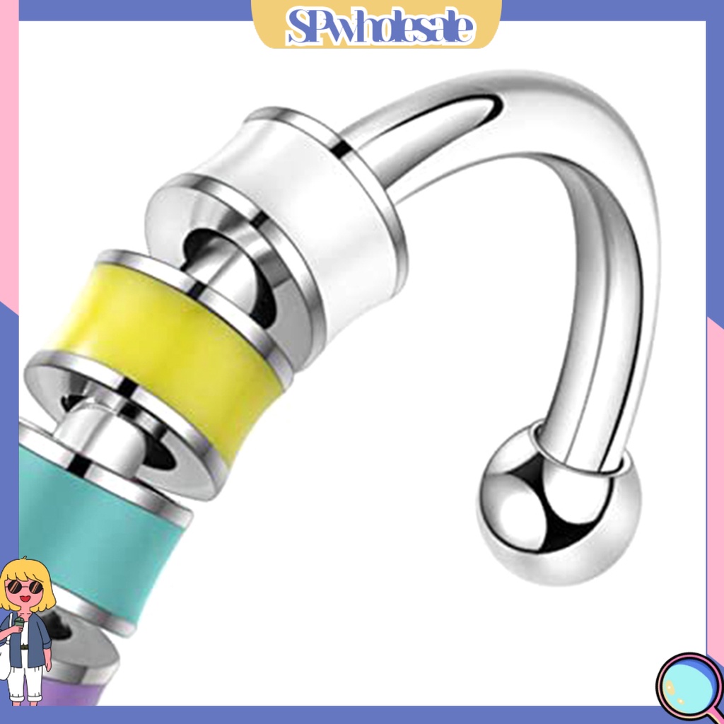 &lt;SPwholesale&gt; Nhẫn Xoay Bằng Thép Không Gỉ Nhiều Màu Sắc Khô Thoáng Thời Trang Unisex