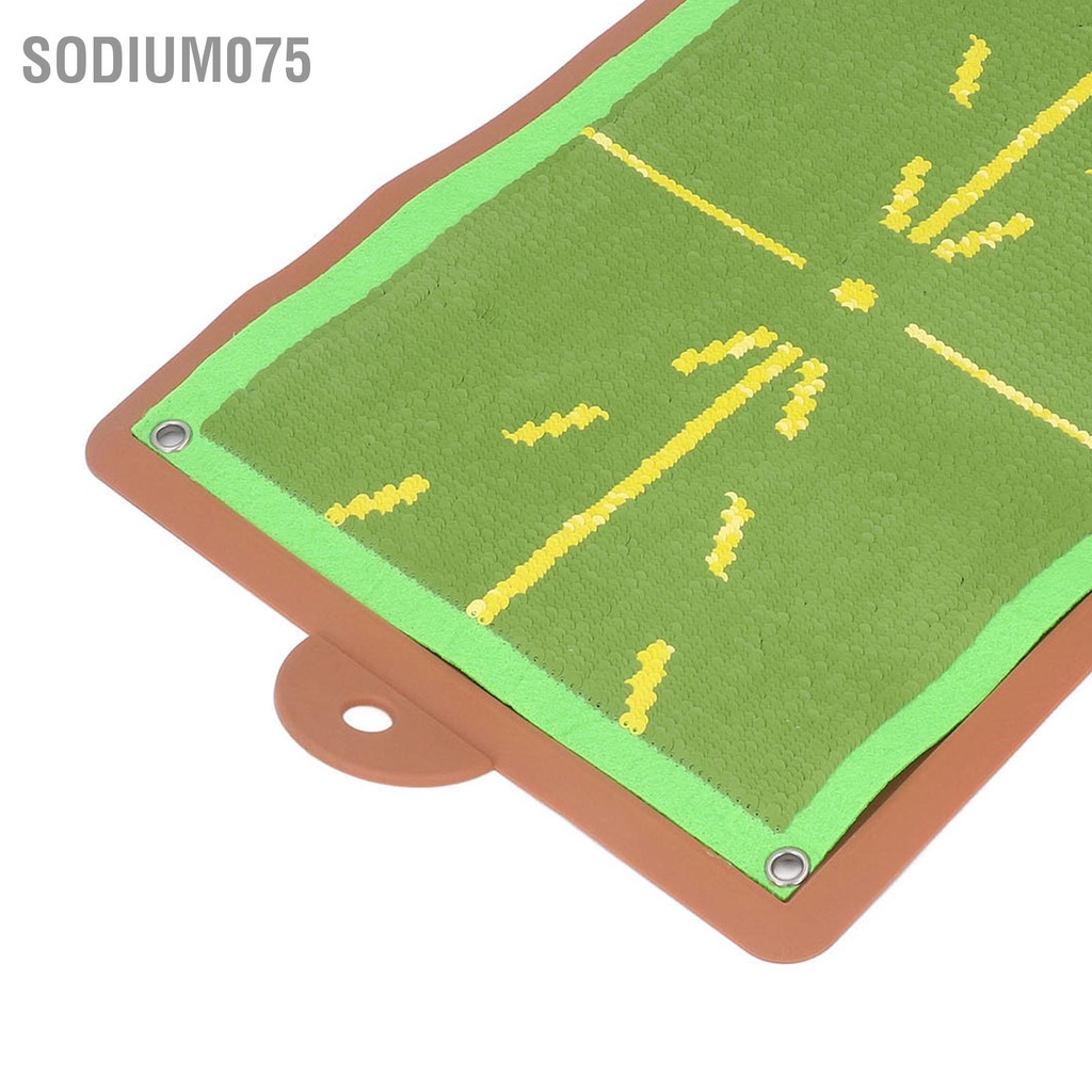 Sodium075 Xoay Chơi Golf Thực Hành Đánh Thảm Có Khóa Pin Silicone Tập Lót Cho Ngoài Trời Giao Tiếp