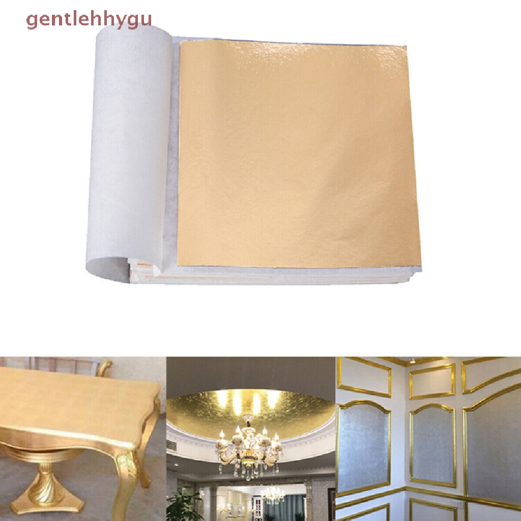 Set 100 Tấm Lá Vàng Làm Đồ Thủ Công Trang Trí