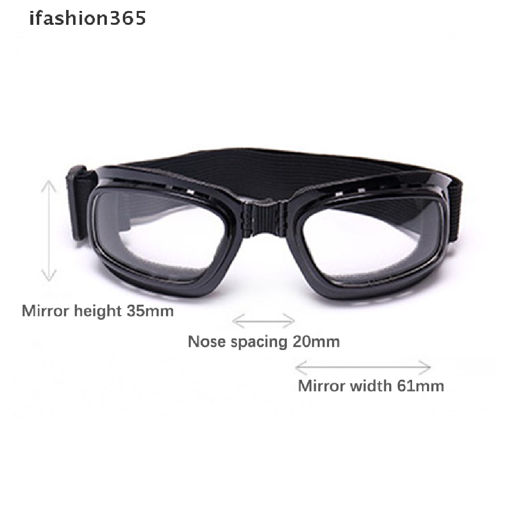 Kính Bảo Hộ Chống Tia UV / Bụi / Gió / Bụi Bẩn Tiện Dụng Khi Lái Xe Mô Tô ifashion365