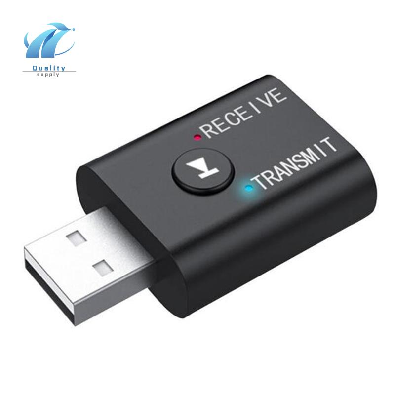 Bộ Thu Phát Âm Thanh Bluetooth 2 Trong 1 Có Dây Cáp AUX 3.5mm Cho TV / PC / Xe Hơi
